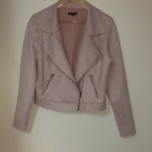 Felt pink jacket